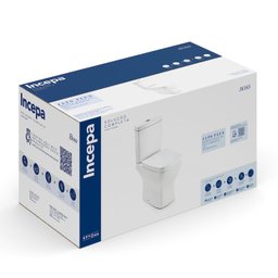 Kit Vaso Sanitário com Caixa Acoplada e Assento Soft Close Boss Incepa - 8