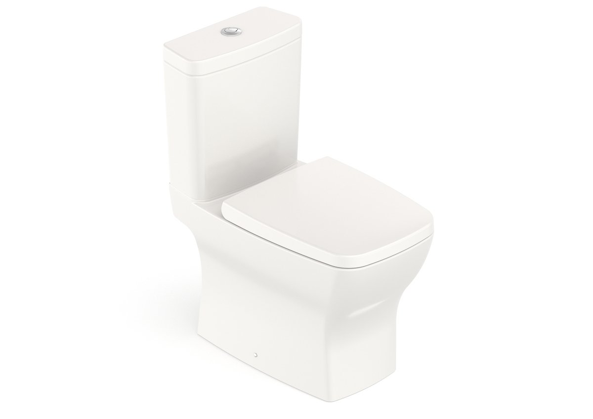 Kit de Bacia com Caixa Assento Termofixo com Queda Amortecida e Complementos de Instalação Boss Roca I Incepa - 5