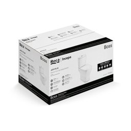 Kit de Bacia com Caixa Assento Termofixo com Queda Amortecida e Complementos de Instalação Boss Roca I Incepa - 4