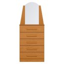 Ver imagem 3 de Cômoda New Veneza 5 Gavetas Cinamomo - Abz