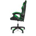 Ver imagem 3 de Cadeira Gamer Ergonômica Top para Escritório Couro Sintético Verde