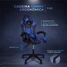 Cadeira Gamer Ergonômica Top para Escritório Couro Sintético Verde - 6