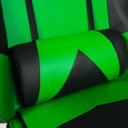 Ver imagem 5 de Cadeira Gamer Ergonômica Top para Escritório Couro Sintético Verde