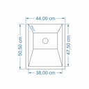 Ver imagem 5 de Tanque Inox 30lt de Pendurar para Lavanderia com Válvula