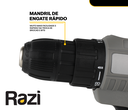 Ver imagem 3 de Furadeira Parafusadeira Bateria 12v Razi Bivolt com Acessórios