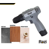 Furadeira Parafusadeira Bateria 12v Razi Bivolt com Acessórios - 4