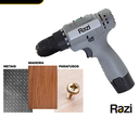 Ver imagem 4 de Furadeira Parafusadeira Bateria 12v Razi Bivolt com Acessórios