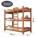 Ver imagem 3 de Treliche Madeira Maciça Julia Pederpinus Castanho