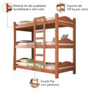 Ver imagem 4 de Treliche Madeira Maciça Julia Pederpinus Castanho