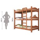 Ver imagem 5 de Treliche Madeira Maciça Julia Pederpinus Castanho