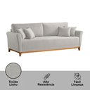 Ver imagem 5 de Sofá Fixo Brasil 210cm com Braço 10 Cm Meu Sofá Online