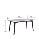 Ver imagem 3 de Mesa de Jantar 160cm Moby Artemobili
