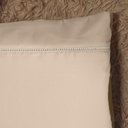 Ver imagem 3 de Par de Fronhas 70cm X 50cm 2 Peças Laura 100% Poliéster Toque Percal 200 Fios:cáqui