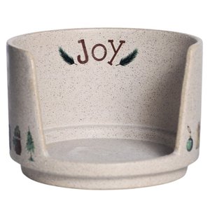 Porta Panetone Ceramica Joy Bege 11,5x17 Silveira