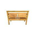 Ver imagem 3 de Banco Namoradeira em Madeira de Demolição com Detalhes em Ladrilhos Sudeste Rústico