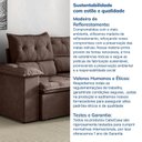 Ver mais imagens de Sofá Retrátil e Reclinável 2 Lugares Suede Dream Touch Marrom Cupuaçu 180cm CabeCasa MadeiraOriginals Madeiraoriginal