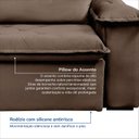 Ver imagem 7 de Sofá Retrátil e Reclinável 180cm Cupuaçu CabeCasa MadeiraOriginals