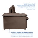 Ver imagem 6 de Sofá Retrátil e Reclinável 180cm Cupuaçu CabeCasa MadeiraOriginals