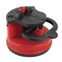 Ver imagem 1 de Afiador Amolador de Facas Tesoura Canivete com Ventosa Vermelho