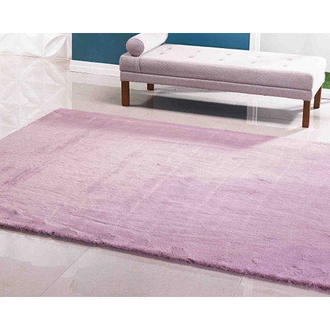 Tapete Pele Bangor 1,50 x 2,00 Rose Niazitex 05001514UNIRSE