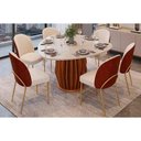 Ver imagem 1 de Mesa Sala Jantar Tokyo + 6 Cadeiras Lizy Freijo DJ Móveis
