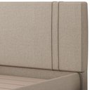 Ver imagem 7 de Cama Casal Flutuante com Cabeceira 140cm Astra S04 Linho Bege - Lyam Decor