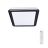 Plafon Led Zony 50cm Preto 36w C/ Controle Remoto Nordecor - 1
