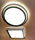 Ver imagem 4 de Plafon Led Zony 50cm Preto 36w C/ Controle Remoto Nordecor