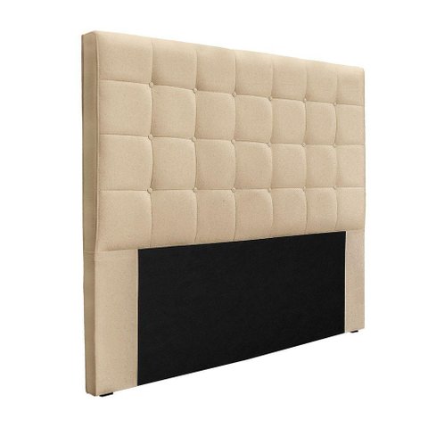 Cabeceira Cama Box Casal 140 Cm Verona Linho Dourado S04 - D'Rossi