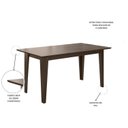 Ver imagem 5 de Conjunto Mesa de Jantar Liz 160cm 6 Cadeiras Linea Revestidas em Suede Amêndoa