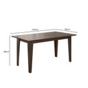 Ver imagem 3 de Conjunto Mesa de Jantar Liz 160cm 6 Cadeiras Linea Revestidas em Suede Amêndoa