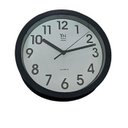 Ver imagem 1 de Relógio de Parede Redondo Analógico 20cm - Preto