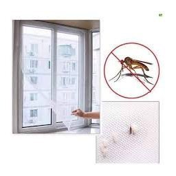 Tela Mosquiteiro De Poliester Para Porta E Janela Com Velcro 85x105cm - 1