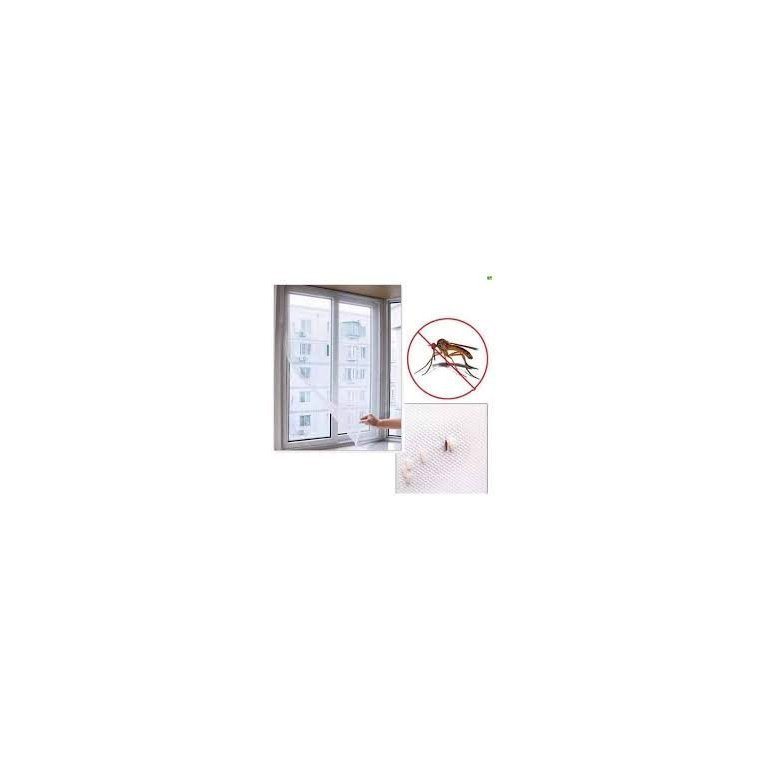 Tela Mosquiteiro De Poliester Para Porta E Janela Com Velcro 85x105cm
