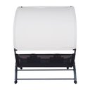 Ver imagem 4 de Espreguiçadeira Dupla Preto e Branco Jardim Piscina Praia