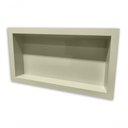 Ver imagem 3 de Nicho para Banheiro e Cozinha Parede Embutir 30x60 Liso Bege