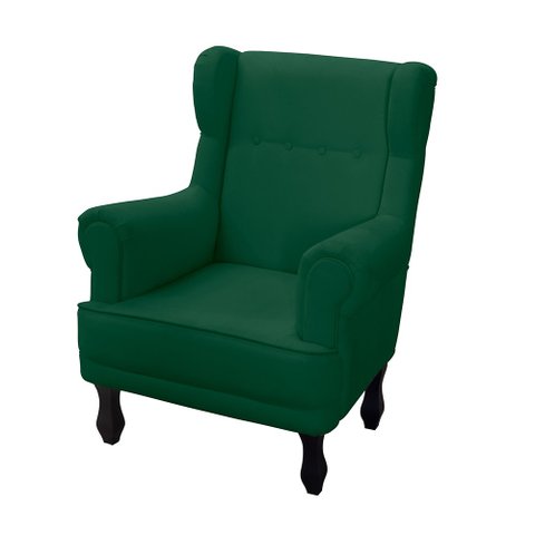 Poltrona de Amamentação Elisa Suede Verde