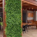 Ver imagem 1 de 19 Painéis de Parede Verde Artificial Folhagem Mista Premium Decoração Realista e Muito Durável