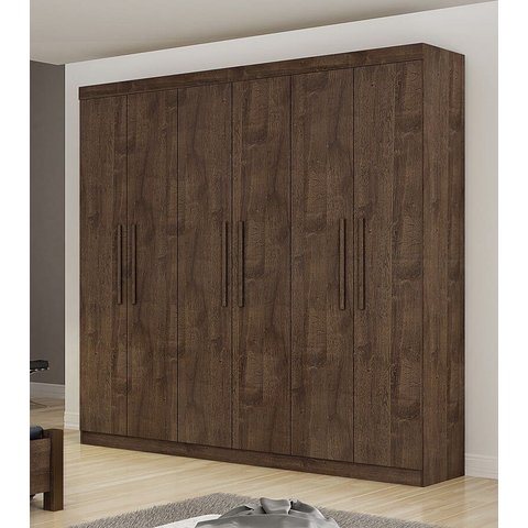 Guarda Roupa Casal 6 Portas 4 Gavetas - Belém-Canion - Star Móveis