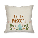 Ver imagem 2 de Kit com 4 Capas para Almofadas Decorativas Coelho e Coelha da Páscoa