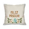 Kit com 4 Capas para Almofadas Decorativas Coelho e Coelha da Páscoa - 2