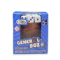 General Bozó Jogo de Dados com Copo Brinquedo Educativo Pais e Filhos - 2