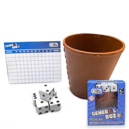General Bozó Jogo de Dados com Copo Brinquedo Educativo Pais e Filhos - 5