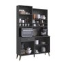 Conjunto Armário de Cozinha Maya 135cm 05 portas 585 Casamia - 4