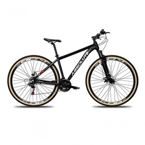 Bicicleta Aro 29 Absolute Nero 5 Alumínio 27v K7 Freio Disco Mecânico Garfo Suspensão Pneu com