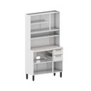 Ver imagem 2 de Cozinha Compacta de Aço 6 Portas Colors Bertolini - Verde/branco