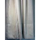 Ver imagem 4 de Cortina no Tecido Linho Flamê Off White com Forro Microfibra Marfim - 2,80l X 1,80a