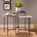 Ver imagem 1 de Mesa Lateral Tampo em Pedra 50x40cm Pietra Artemobili