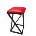 Ver imagem 1 de Banqueta Estrutura Ferro Baixa:vermelho