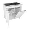 Gabinete com Tanque Inox 82x51,5x85 Alto Brilho Docol - 1